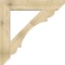 Ekena Millwork Olympic Slat Rough Sawn Bracket w/ Offset Brace, Douglas Fir, 8"W x 40"D x 40"H BKT0806X40X40OLY06RDF - alternate 3